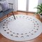 Safavieh 6 x 6 ft. Cape Cod Round Area Rug, Grey CAP225F-6R - alternate 4